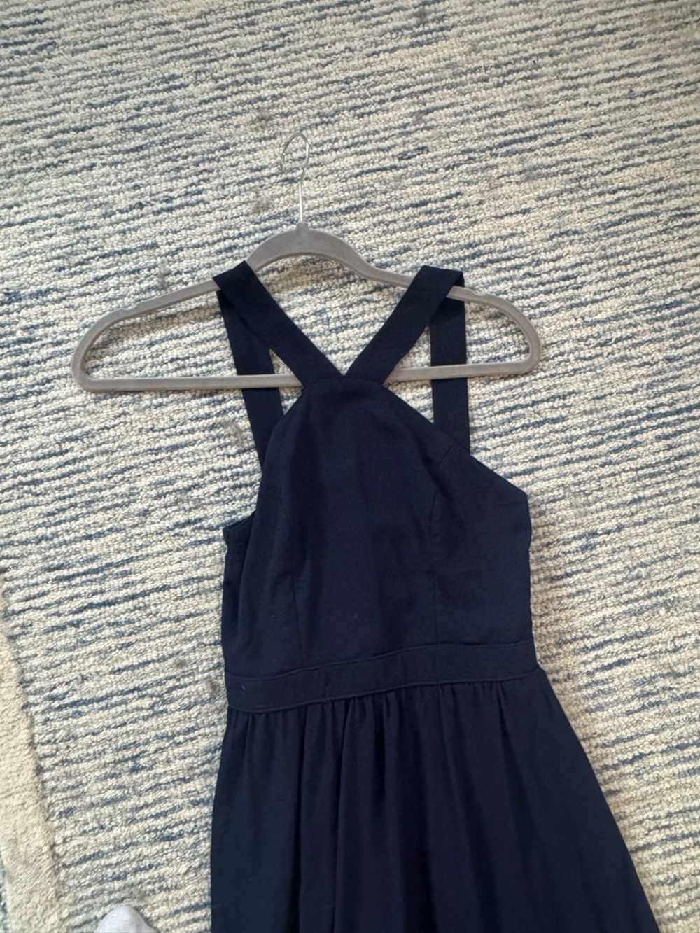 Navy Crossback Dress